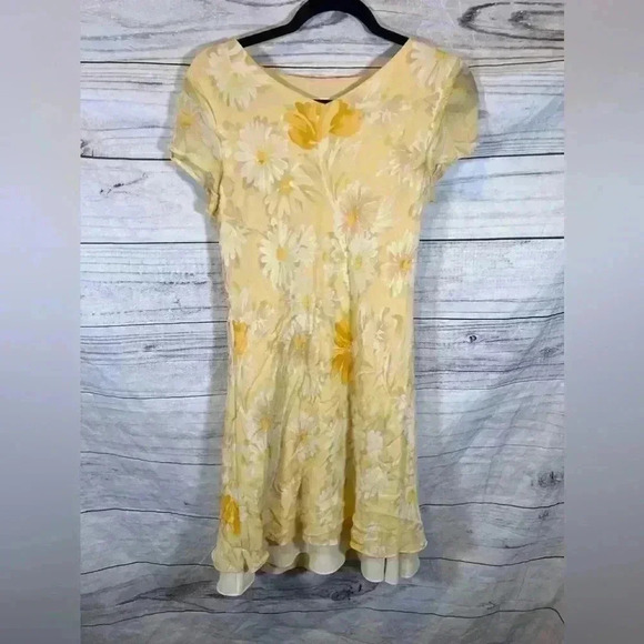 Ann Taylor Vintage Silk Floral Dress - Picture 1 of 6